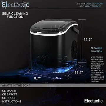 Portable Electactic Ice Maker for Home & Office