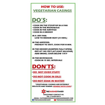 Vegan Sausage Casings for Allergens & Dietary Needs