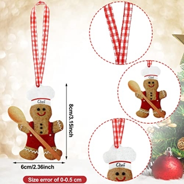 Yulejo 27 Piece Gingerbread Christmas Ornaments Set