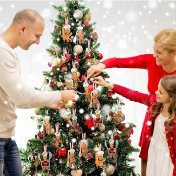 Yulejo 27 Piece Gingerbread Christmas Ornaments Set