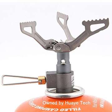 BRS Outdoor BRS-3000T Ultra-Light Titanium Alloy Miniature Portable Picnic Camping Gas Cooking Stove...