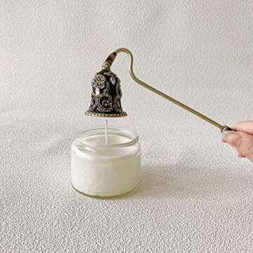 Pasiir Candle Snuffer, Unique Candle Extinguisher Snuffer, Decorative Candle Extinguisher Metal Candle Tool