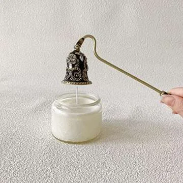 Pasiir Candle Snuffer, Unique Candle Extinguisher Snuffer, Decorative Candle Extinguisher Metal Candle Tool
