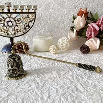 Pasiir Candle Snuffer, Unique Candle Extinguisher Snuffer, Decorative Candle Extinguisher Metal Candle Tool