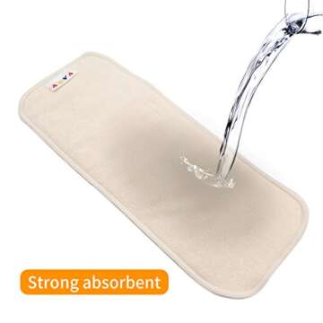 ALVABABY Cloth Diaper Inserts - Eco-Friendly & Soft Care