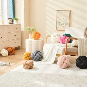 Petrella Knot Pillow Plush Decorative Throw Pillows