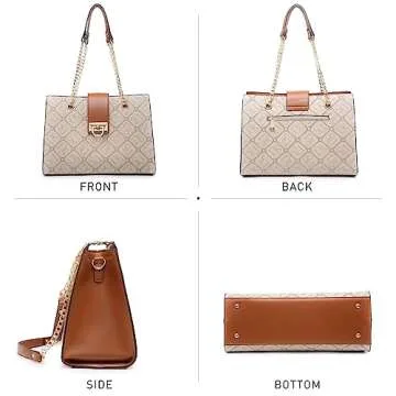 Dasein Women Fashion Tote Bag Elegant and Versatile