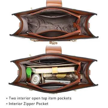 Dasein Women Fashion Tote Bag Elegant and Versatile