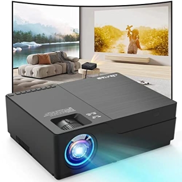 JIMTAB M18 1080P LED Projector - Bright & Versatile