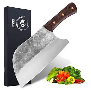 Premium High Carbon Steel Meat and Vegetable Cleaver Knife - DRAGON RIOT