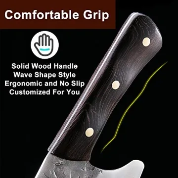High Carbon Steel Meat & Vegetable Cleaver Knife
