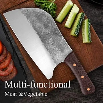 High Carbon Steel Meat & Vegetable Cleaver Knife