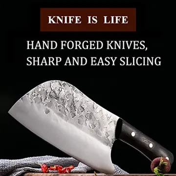 High Carbon Steel Meat & Vegetable Cleaver Knife