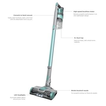 Shark Cordless Stick Vacuum for Pet Hair Cleaning
