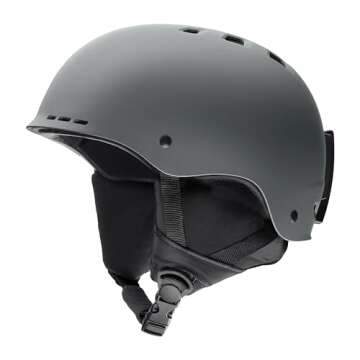 Stylish and Protective SMITH Holt Snow Helmet in Matte Charcoal Size Large