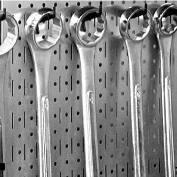 Wall Control KT-400-WRK B Slotted Tool Board Workstation Accessory Kit for Wall Control Pegboard Only, Black