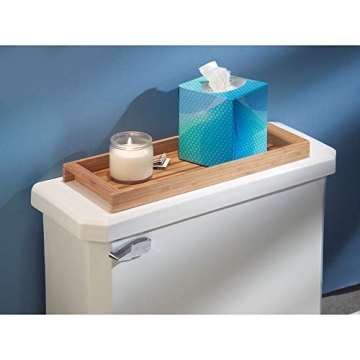 iDesign Formbu Wood Organizer Tray for Bathroom Essentials
