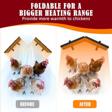 Winter Chicken Coop Heater with Remote Control and Timer