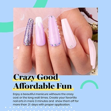 Beetles Nude Pink Gel Nail Polish Kit with UV Lamp