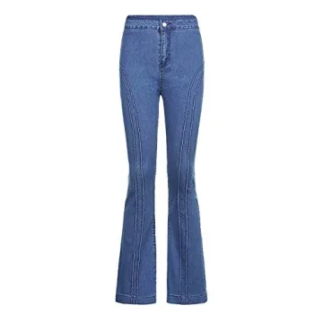 MASZONE Y2K Fashion Jeans - Stylish Patchwork Denim Pants