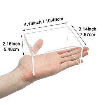8Pcs Acrylic Display Risers - Perfect for Events & Displays