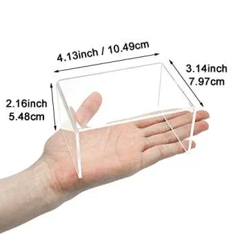 8Pcs Acrylic Display Risers - Perfect for Events & Displays