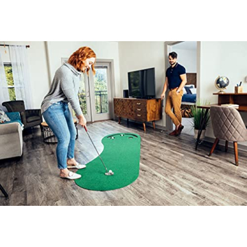 PUTT-A-BOUT Par Three Plus Golf Putting Green (3' x 9')