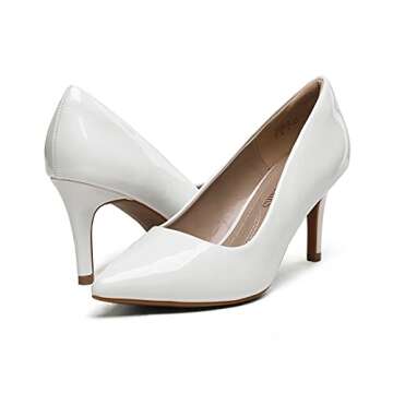 DREAM PAIRS Women's 3-Inch Stiletto Pumps for Weddings