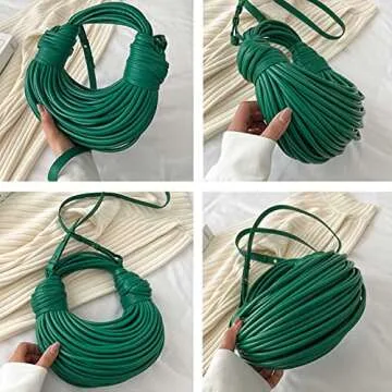 Women Hand-Woven Bread Purse - Stylish & Functional Handbag