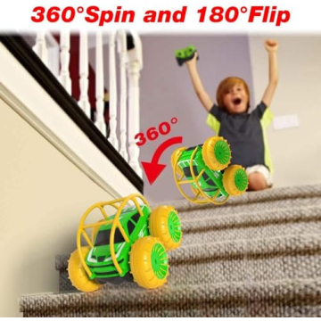 MaxTronic Amphibious RC Car for Kids | 360° Flips & Speed