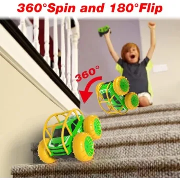 MaxTronic Amphibious RC Car for Kids | 360° Flips & Speed