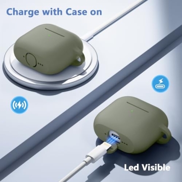 Dgege AirPods 4th Generation Silicone Case Cover