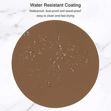 Hsurbtra 8.7" Round Mouse Pad - Waterproof & Anti-Slip