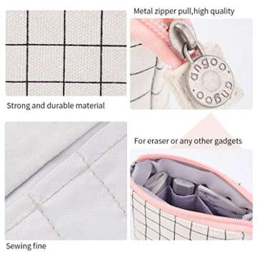 EASTHILL Big Capacity Pencil Pen Case Pouch Box Organizer Large Storage for Bullet Journal