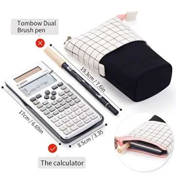 EASTHILL Big Capacity Pencil Pen Case Pouch Box Organizer Large Storage for Bullet Journal