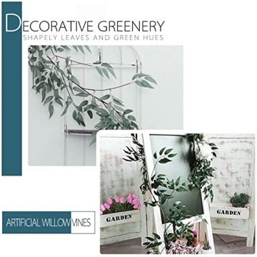 ANPHSIN Artificial Willow Vines for Stunning Decor