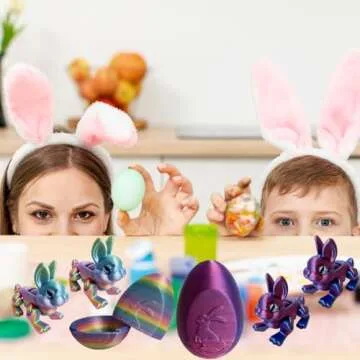 Adorable 3D Printed Easter Eggs with Bunny Inside