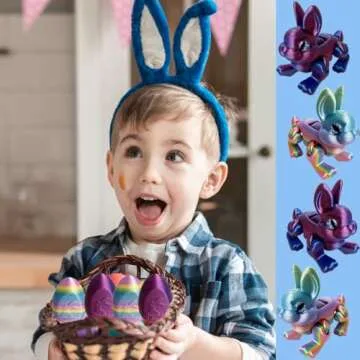Adorable 3D Printed Easter Eggs with Bunny Inside