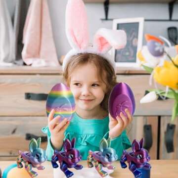 Adorable 3D Printed Easter Eggs with Bunny Inside