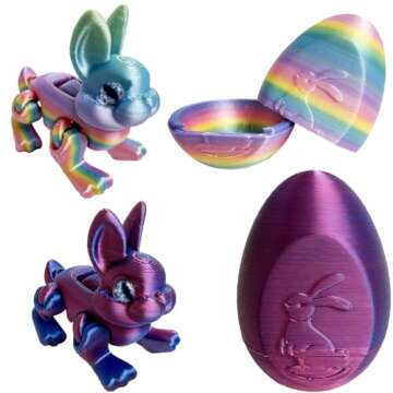 Adorable 3D Printed Easter Eggs with Bunny Inside