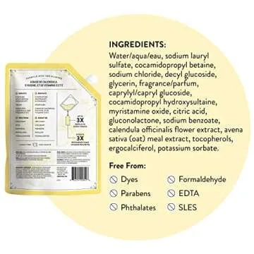 J.R. Watkins Gel Hand Soap Refill, Moisturizing Hand Wash, All Natural, Alcohol-Free, Cruelty-Free, USA Made, Lemon, 34 Fl Oz, 3 Pack