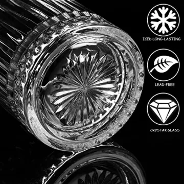 Gusnilo 24 Oz Cocktail Mixing Glass Set - Elegant & Durable