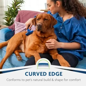 FURminator Deshedding Tool for Dogs - Reduces Shedding Effectively