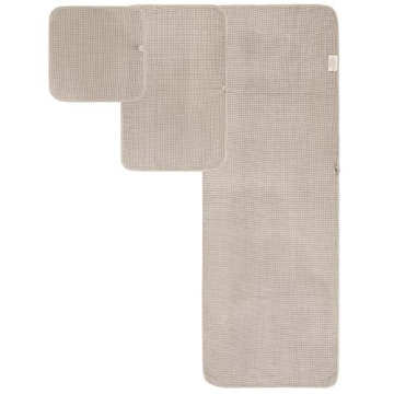 POLYTE Oversize Quick Dry Microfiber Bath Towel Set 6 Piece