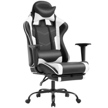BestOffice Ergonomic Office Gaming Chair - Affordable PU Leather Comfort