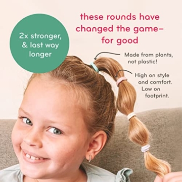 KOOSHOO Plastic-Free Organic Cotton Hair Ties for All