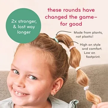 KOOSHOO Plastic-Free Organic Cotton Hair Ties for All