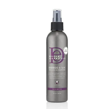 Design Essentials Natural Bamboo & Silk HCO Strengthening Leave-In Conditioner - 8 Oz