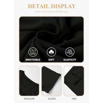 Eytino Women's Plus Size T Shirts Oversized Short Sleeve Crewneck Tee Tops Loose Fit Summer Casual Blouse,1X Black