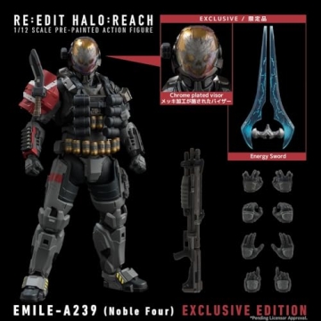 1000 Toys Halo: Reach EMILE-A239 Exclusive 1:12 Action Figure